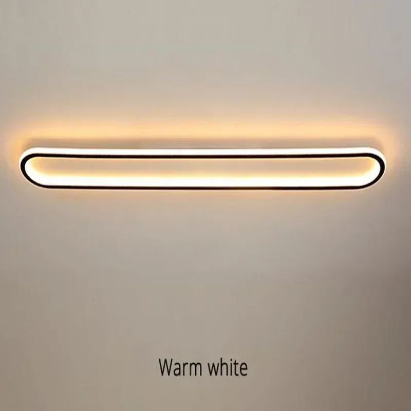 Minimalist acrylic LED strip chandelier, suitable for bedroom balcony corridor lighting, modern living room light and kitchen de