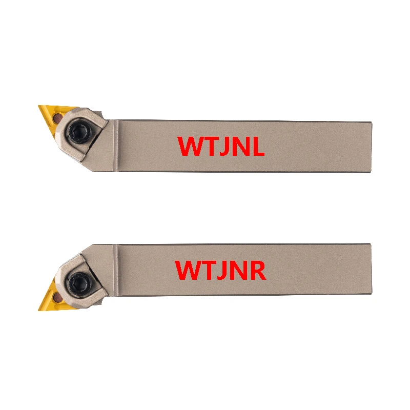 BEYOND WTJNR1616H16 WTJNR2020K16 WTJNR2525M16 WTJNR WTJNL 1616 Lathe Cutter White Nickel Plating External Turning Tool Holder