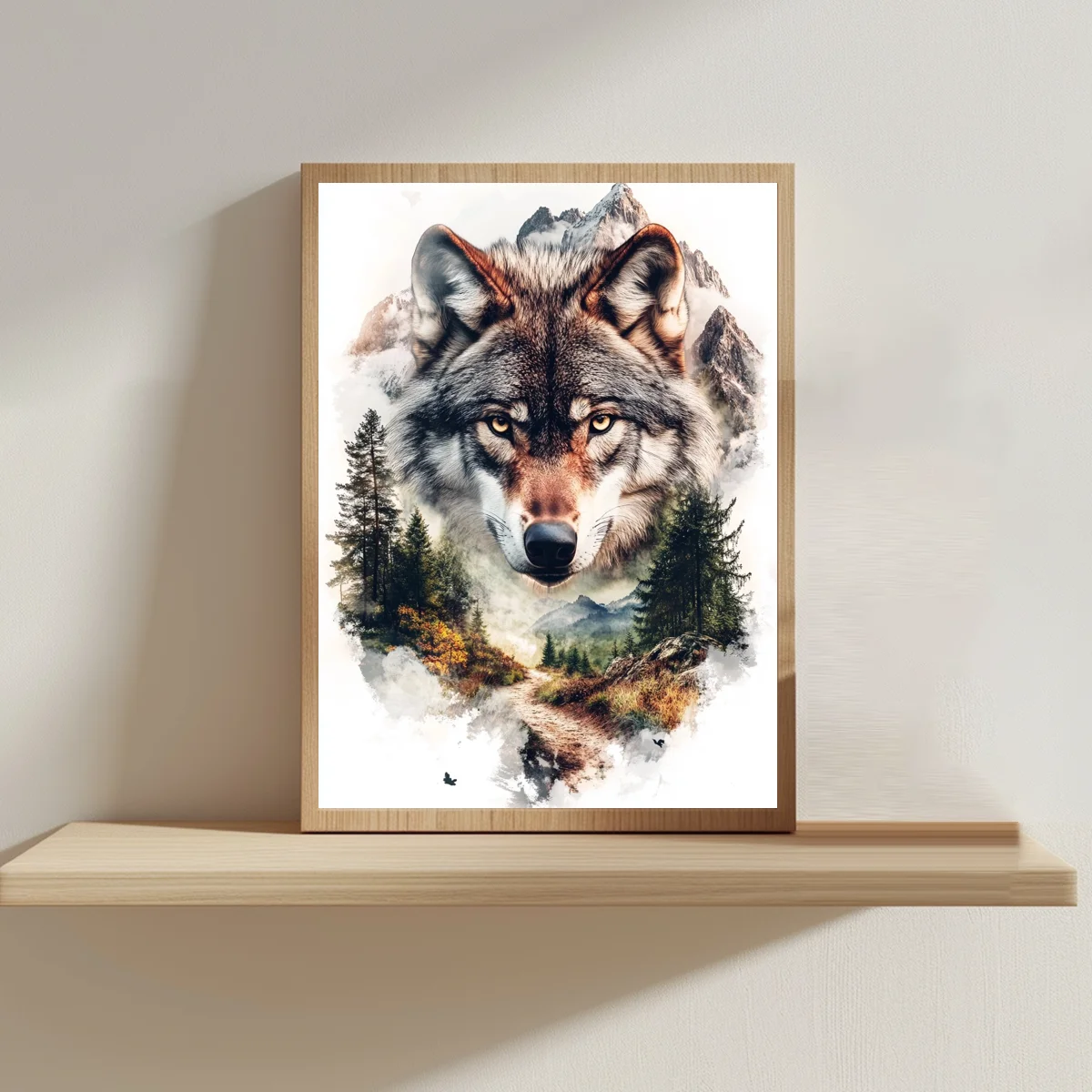 Wolves in the Forest 30X40CM/11.8X15.7in cross stitch Kit diy 11CT/14CT Embroidery embroidery and creativity craft Hobby