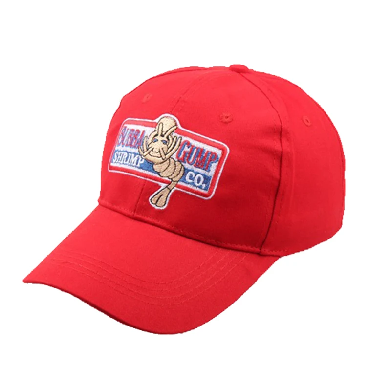 1994 Bubba Gump Shrimp CO. Baseball Hat Forrest Gump Costume Cosplay Embroidered Snapback Cap Men&Women Summer Cap wholesale