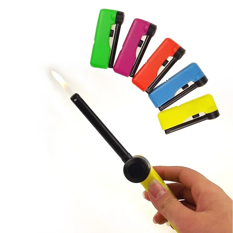 

Foldable Fire Lance Torch Lighter Compact Butane Jet Flame Spray Gun Igniter-Heavy-Duty Kitchen BBQ Camping Outdoor Cooking Tool