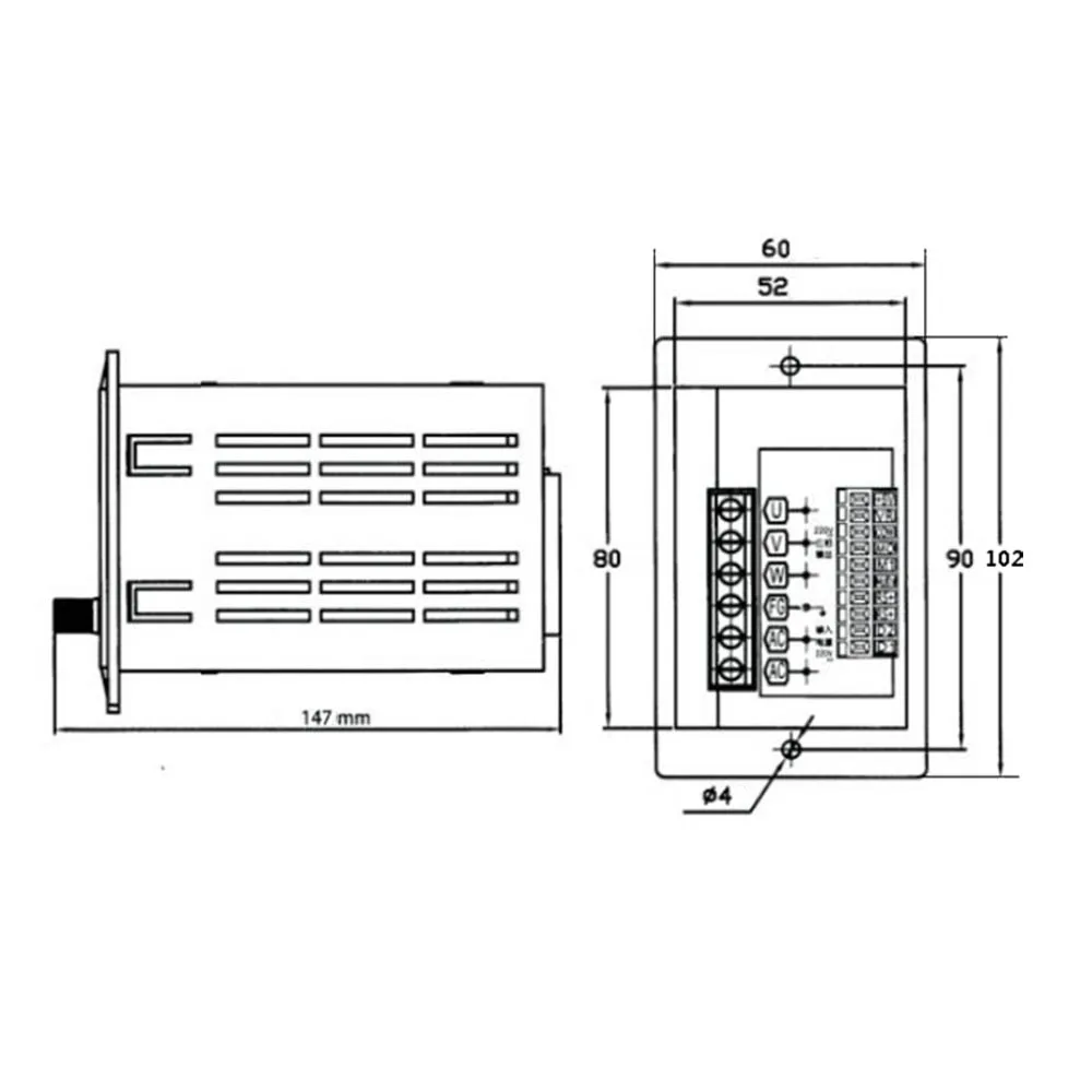 Imagem -05 - Conversor de Frequência Zgnp Inversor Vfd Jh100 220v 04 075 15kw