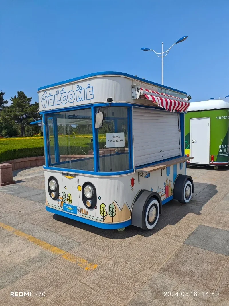 Coffee Shop Bar Street Restaurant Convenience Garden Booth for sale food cart Cafe Coffee shop Prefab Container Bar