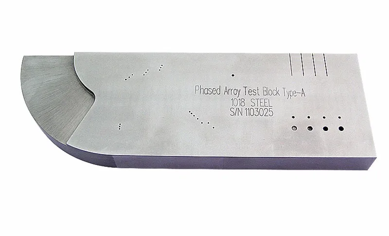 IIW 타입 2 초음파 시험 교정 블록 NDT UT 블록 (게이지 교정용)