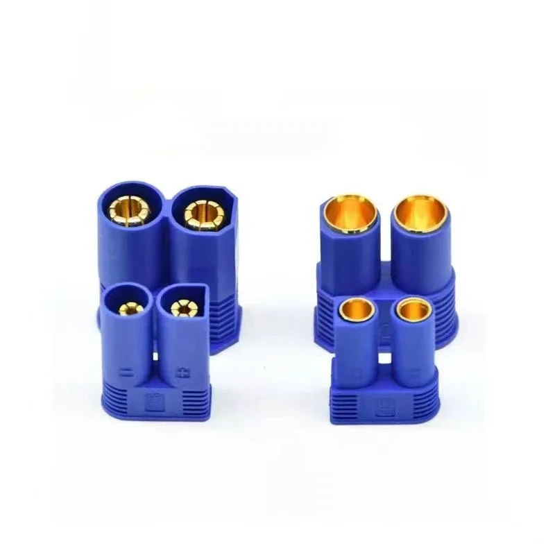 1 Pair EC5 Connector Kit Male and Female Bullet Plated Banana Plug RC Connector Accessories EC5 Male and Female Ofertas