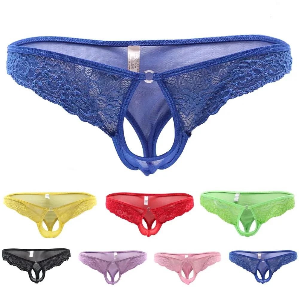 T-Back Slips Tangas Unterwäsche Slips Schritt Spitze Low Herren Sexy Spitze Low Rise Slips Tangas Rise Kit Neues Set
