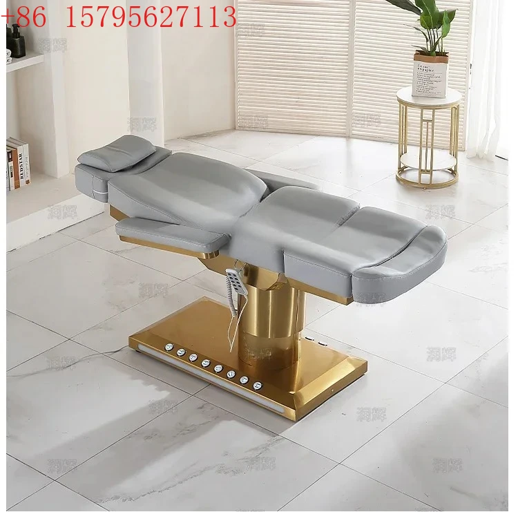 

V Electric beauty bed, special tattoo embroidery for beauty salons, dental ear picking bed, heated lifting bed