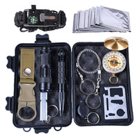 Car Survival First Aid Kit With window breaker Portable Outdoor Emergency Survival Kit Gear Camping Hiking Equipment