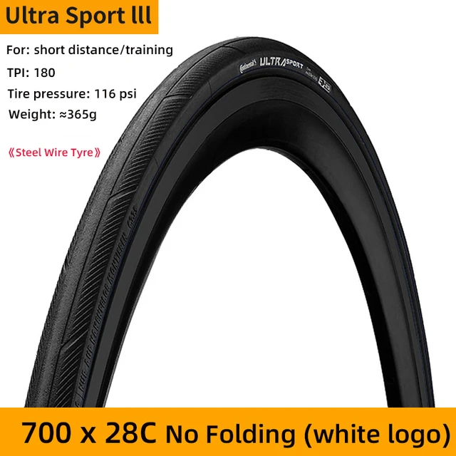 Continental Rennradreifen ULTRA Sport III & GRAND Sport Race 700× 25C /28C/32C Rennrad Nicht-Faltbarer / Faltbarer Gravel-Reifen – Detail 19