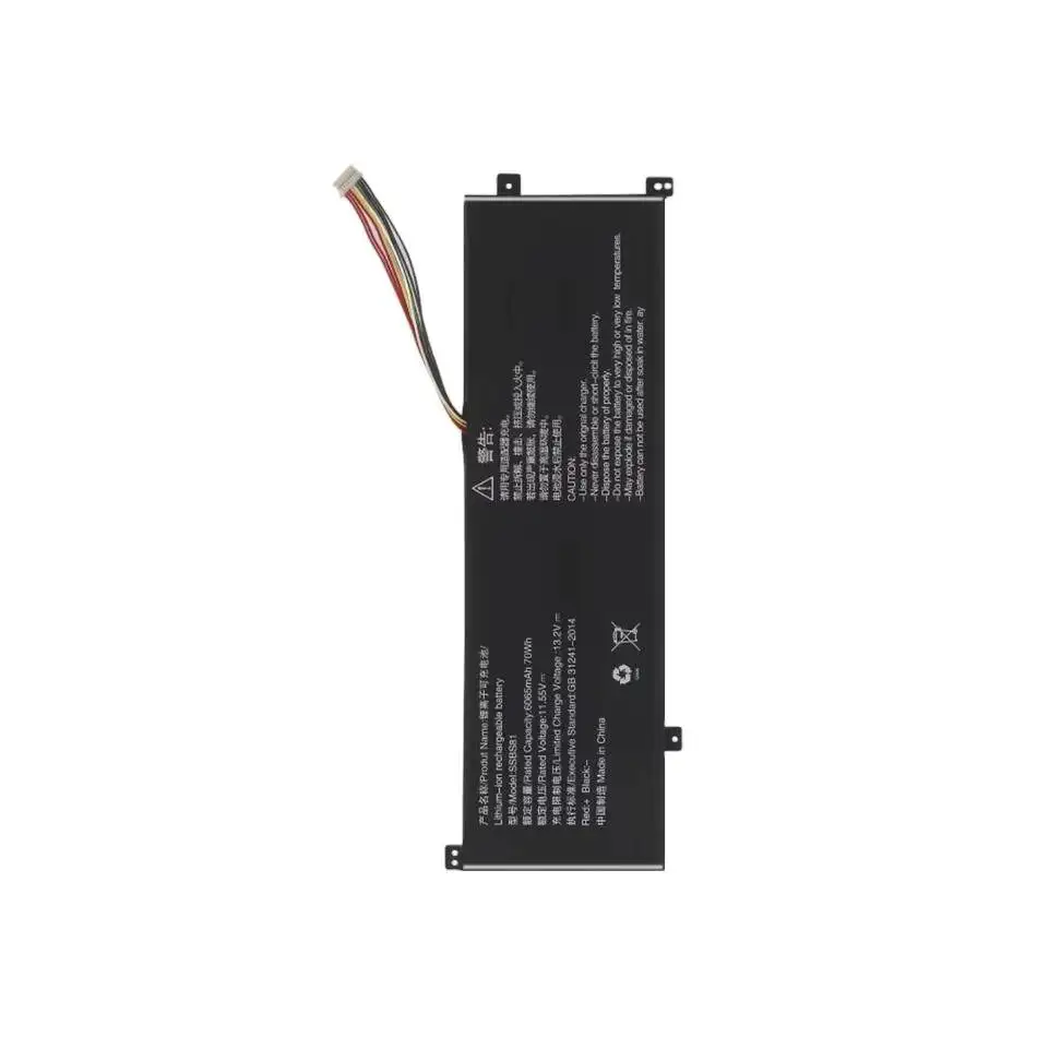 SSBS81 High-Performance Prolonged Performance For Mechrevo 16 Pro 16HD-5BB6U 16HDS-7BB6U 7CC6U 6065mAh Laptop Battery