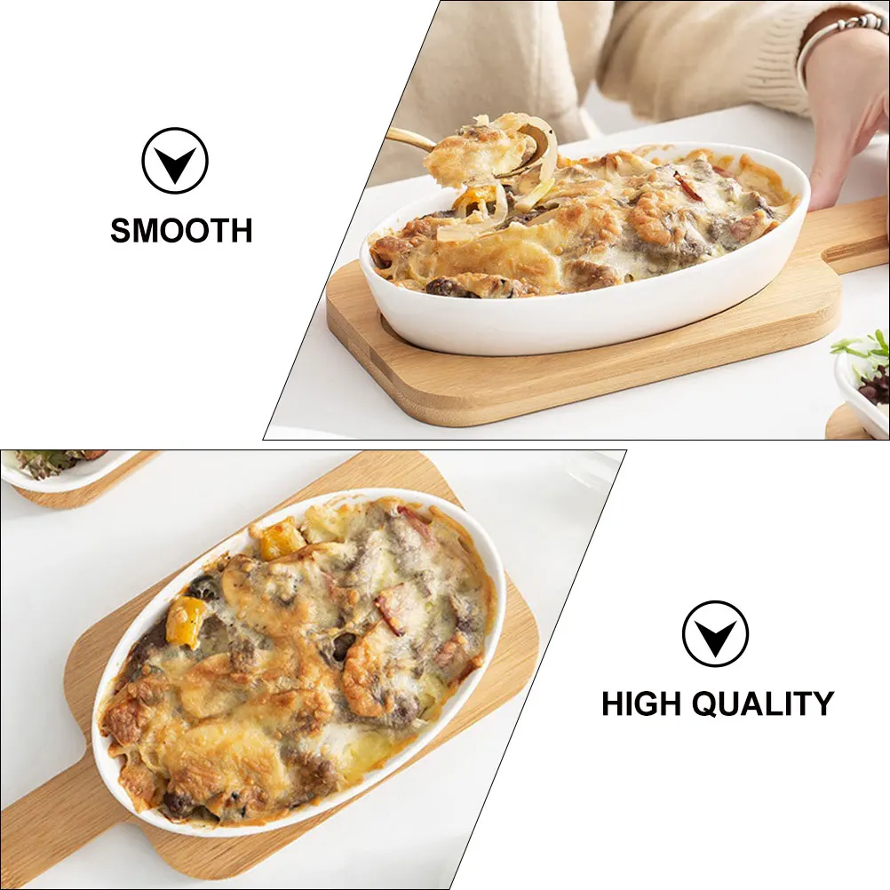 

Ceramic Bakeware Baking Tray Oven Safe Smooth Surface Grade Material Suitable Microwave High Temperature