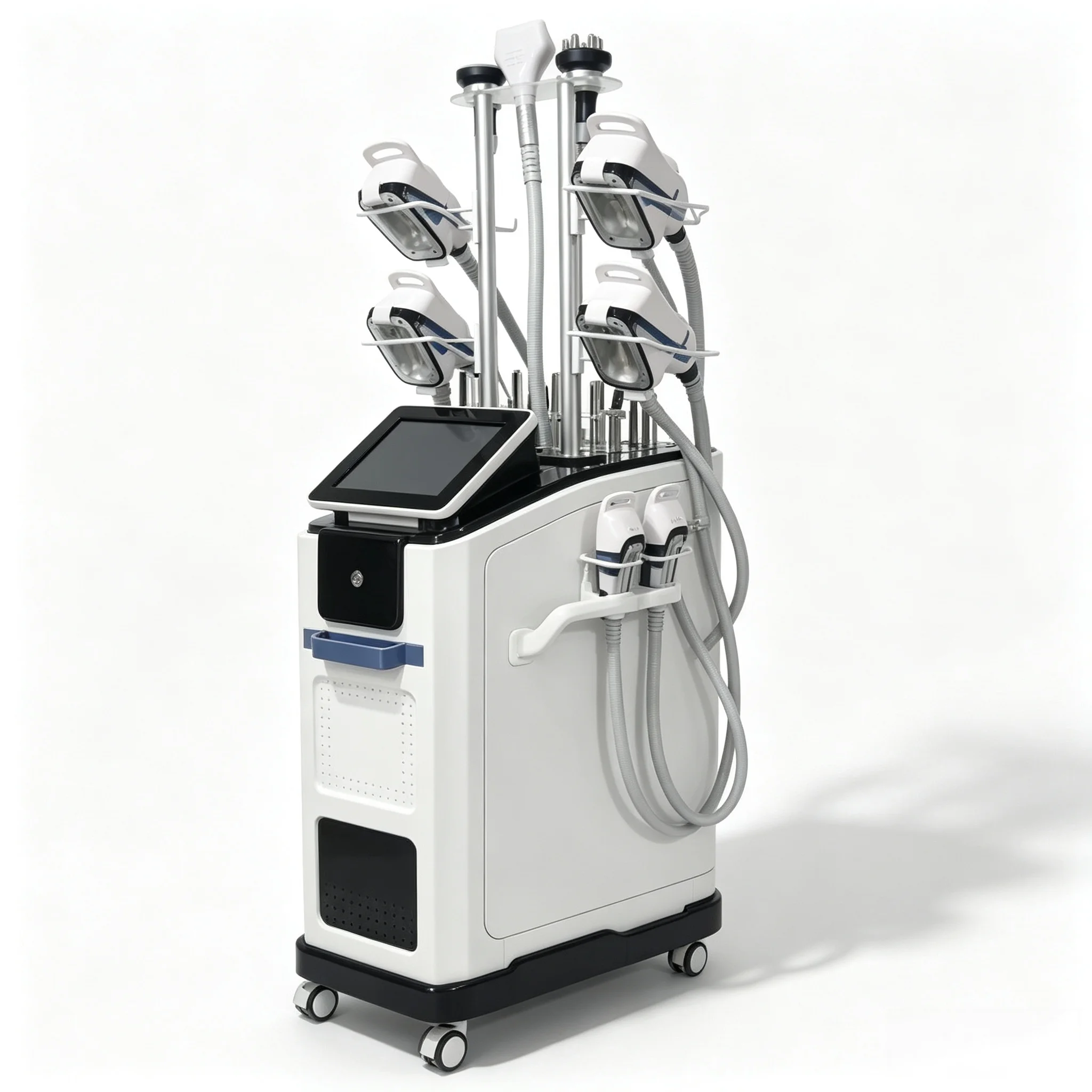 360° Freezing 4 Handpieces Body Contouring Machine with Vacuum Cavitation RF for Salon Body Shaping and Cellulite Improvement