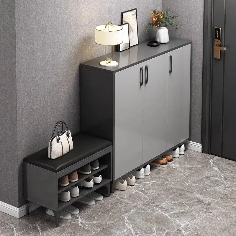 

Minimalist Entryway Shoe Cabinet Italian Design Space Saving Shoe Cabinet Bench Room Corridor Szafka Na Buty Furniture Home