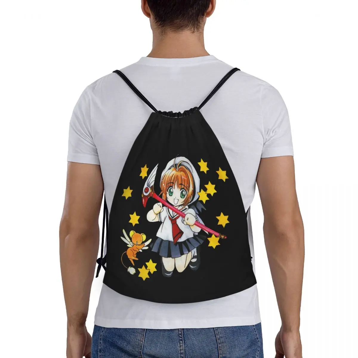 

Кремовые рюкзаки Mami, повседневные портативные сумки на шнурке, сумка для обуви, сумки для книг для мужчин и женщин, школьные