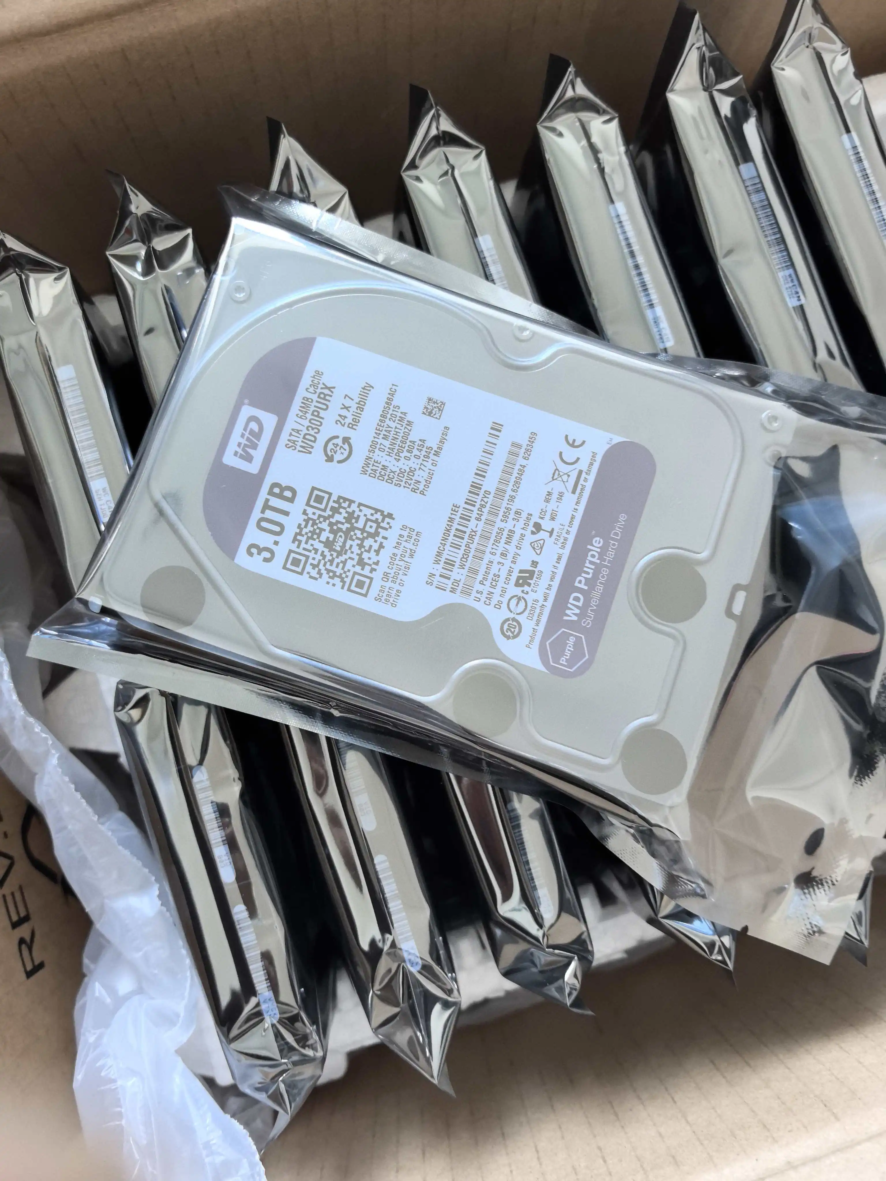 

WD Lila 3 4 6 8 10 ТБ Festplatte SATA III HDD Sicherheit безопасное Festplatte Recorder DVR NVR CCTV