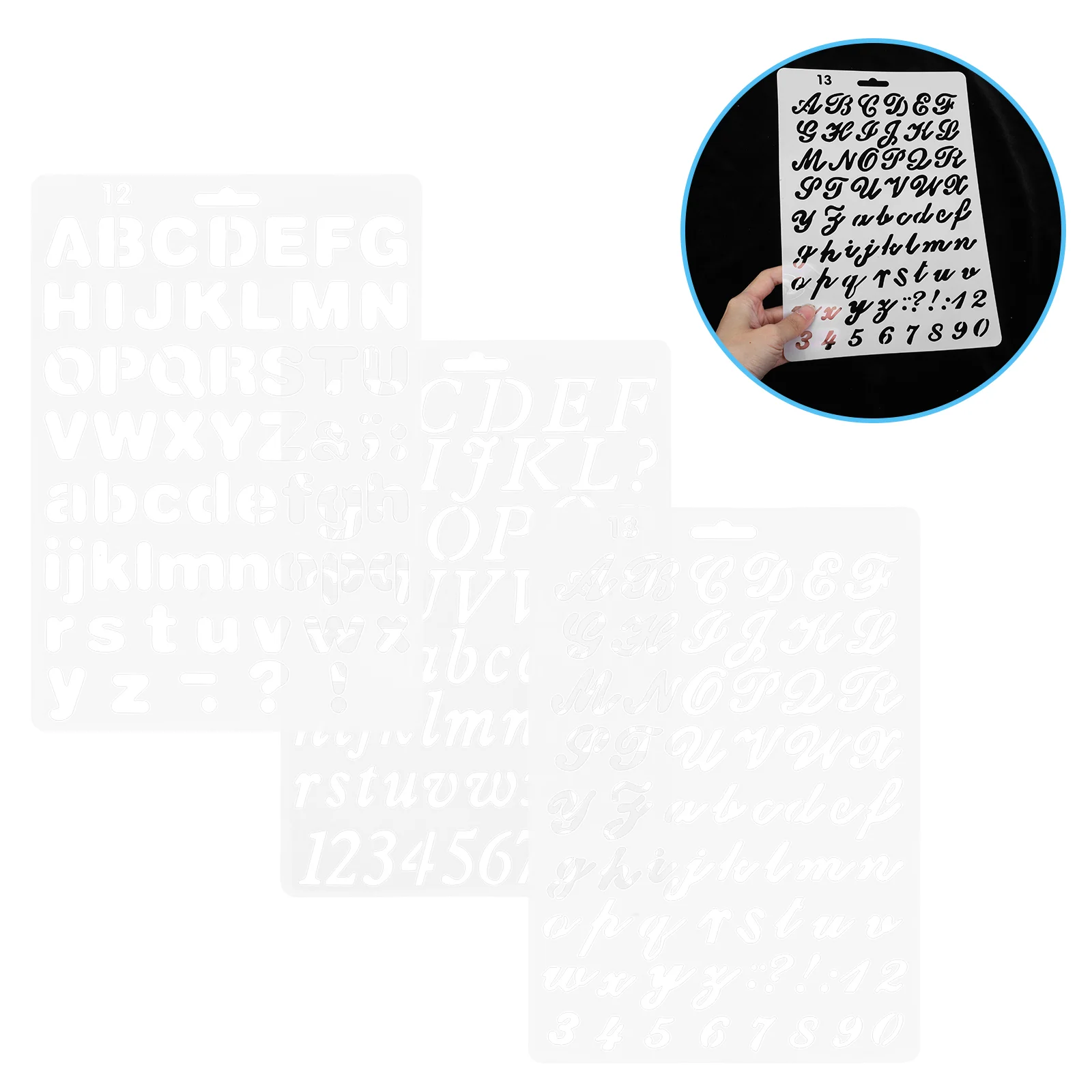 3 шт. трафареты для рисования стен на холсте