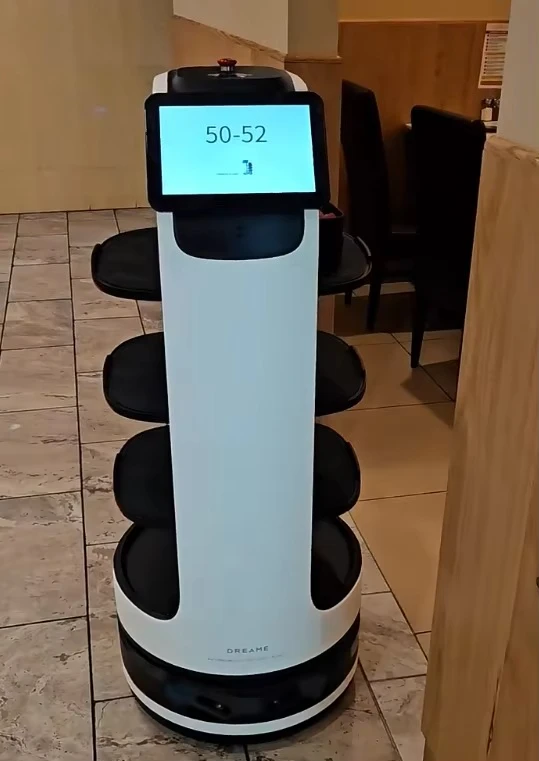 Self Driving Auto Food Delivery Robot Restaurant Automatic Navigation Serving Robot Waiter Restaurant for Catering Service