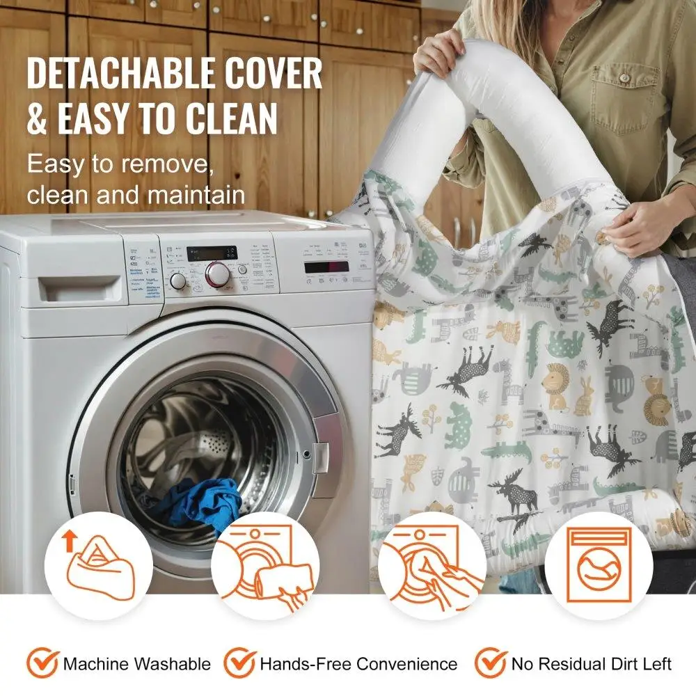 Espreguiçadeira recém-nascida do algodão com encosto, ninho do bebê, dorminhoco