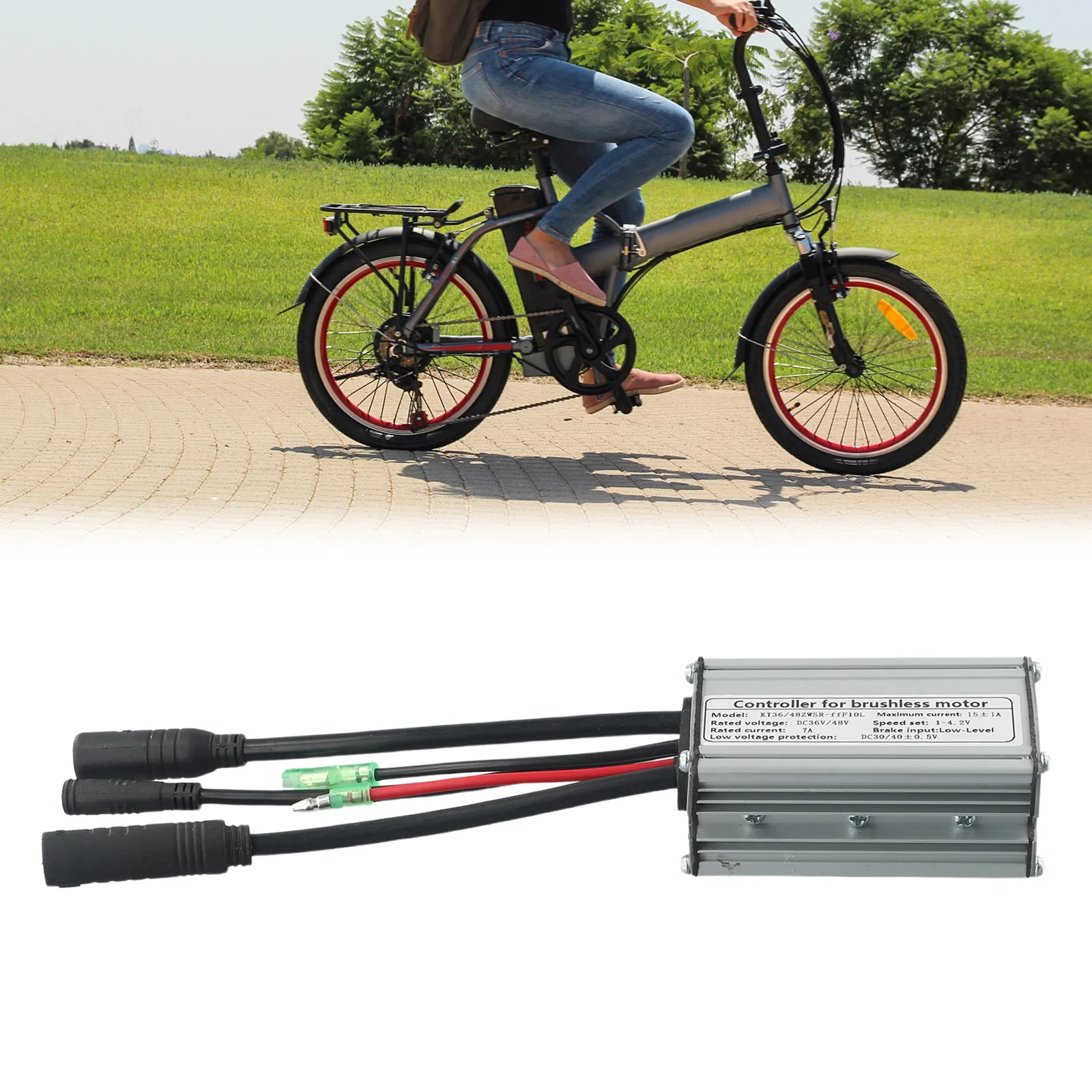 Electric bicycle KT Controller 250-750W DC36V/48V Waterproof Controller For KT-15A/KT-22A controller Electric Bike Accessories