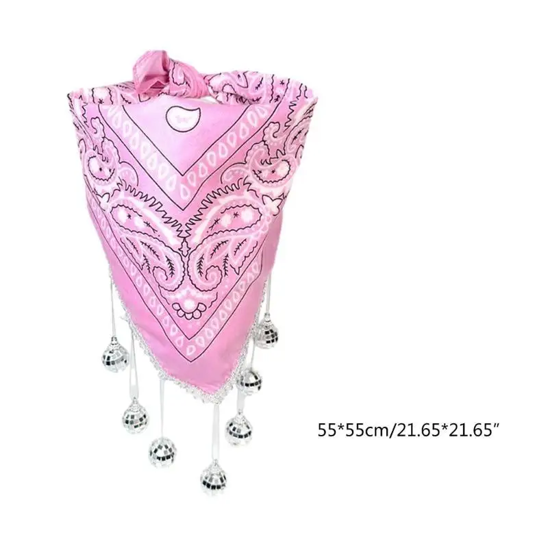 652F سيدة راعية البقر شرابات وشاح العازبة حزب حلي باندانا الكبار الملحقات