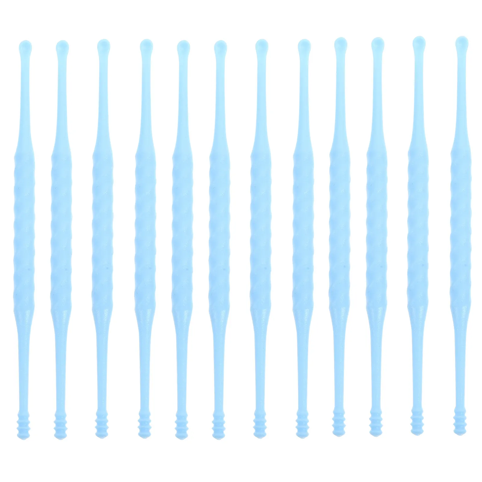 

12Pcs Spiral Ear Spoon Earwax Removal Tool Reusable Safe Comfortable Clean Daily Use Portable Household Ear Cleaner