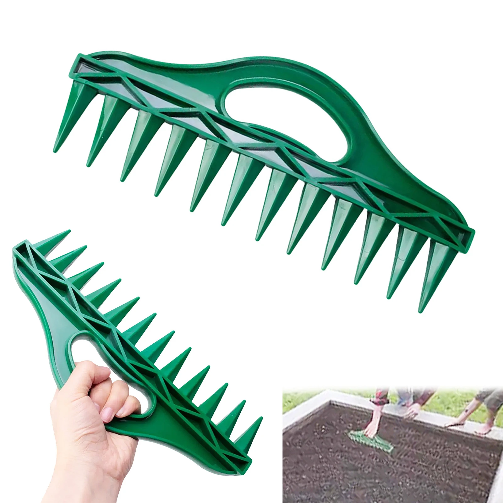Esparcidor de semillas, herramienta espaciadora de semillas, herramienta portátil para macetero de semillas, accesorios para suministros de jardín