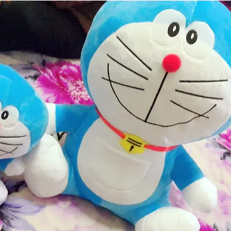 Kawaii doraemon Plüsch tier stehen bei mir niedlich ausgestopfte Plüsch puppe Cartoon Katze Tier Schlafs ofa Kissen Spielzeug Weihnachts geschenke Spielzeug