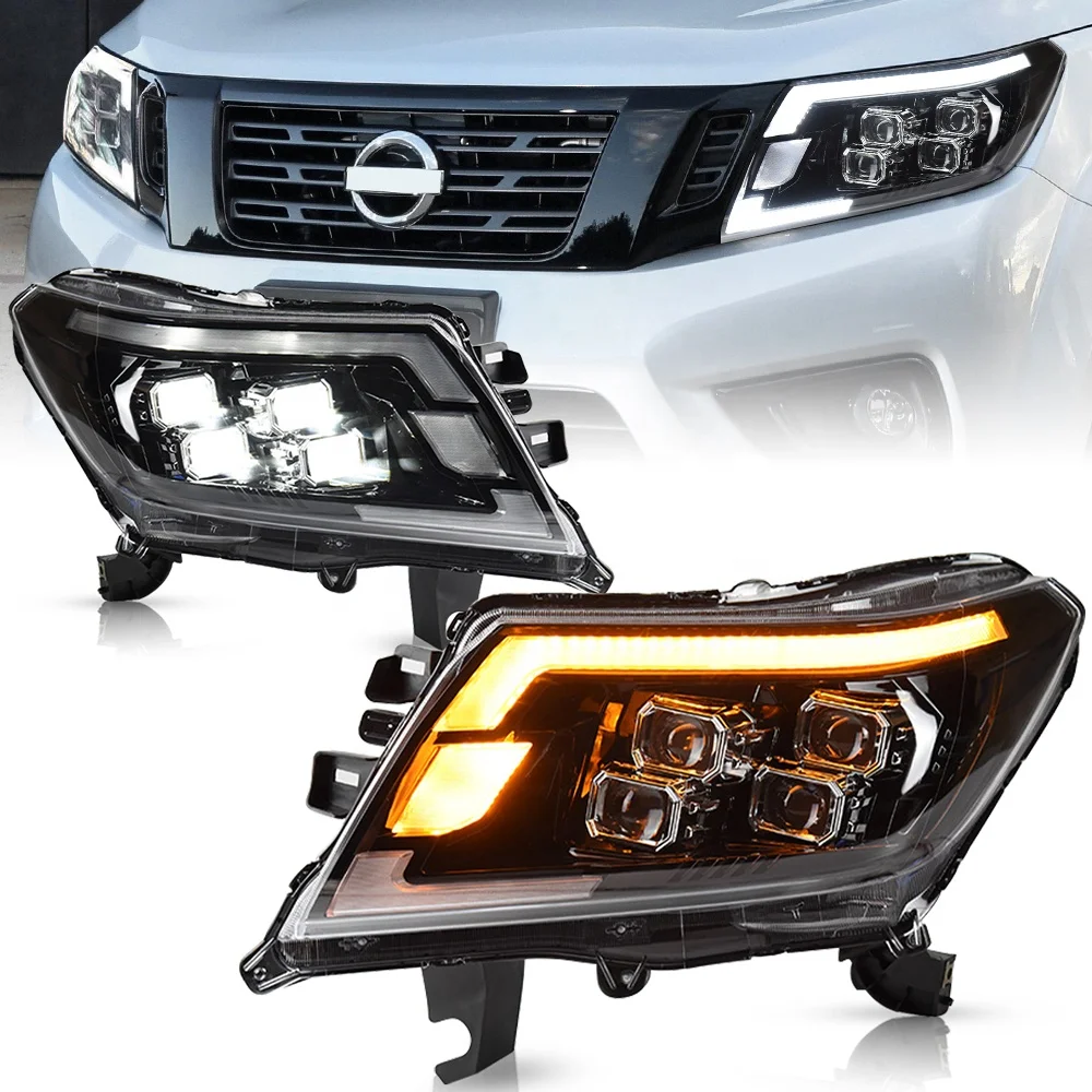 

Archaic neues Design Plug-and-Play-Scheinwerfer Für Nissan Navara Np300 2015-2020 Mit dynamischem Blinker LED-Scheinwerfer