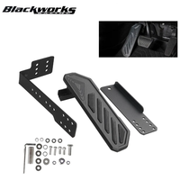 Adjustable Left Side Kick Panel Dead Pedal Foot Rest Pad For Gladiator JT For 2007-2023 Jeep Wrangler JL JK JLU 4XE Black