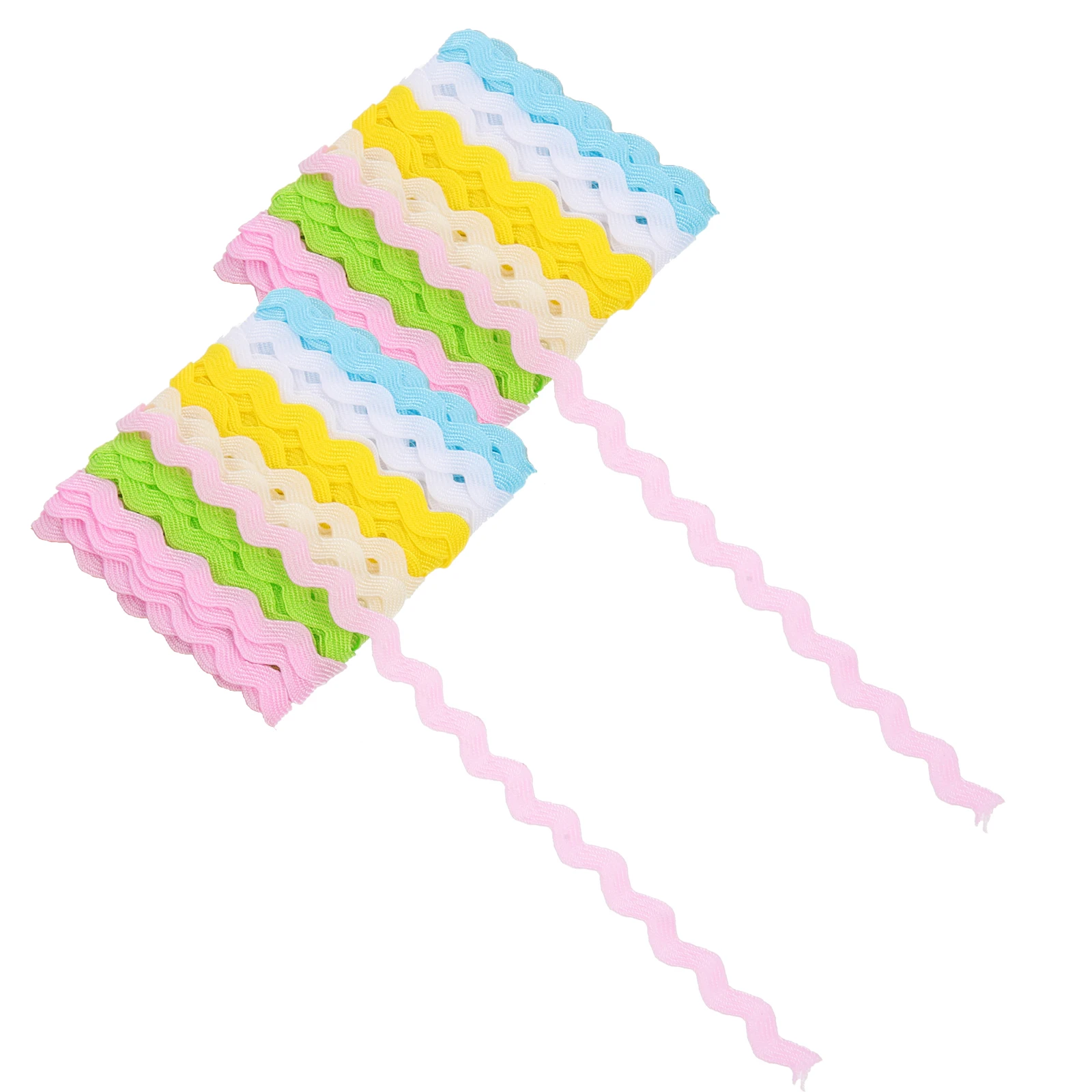 

Wave Sewing Ribbon Trim Fringe Fabric Ribbons DIY Wavy for Craft Vibrant Bending