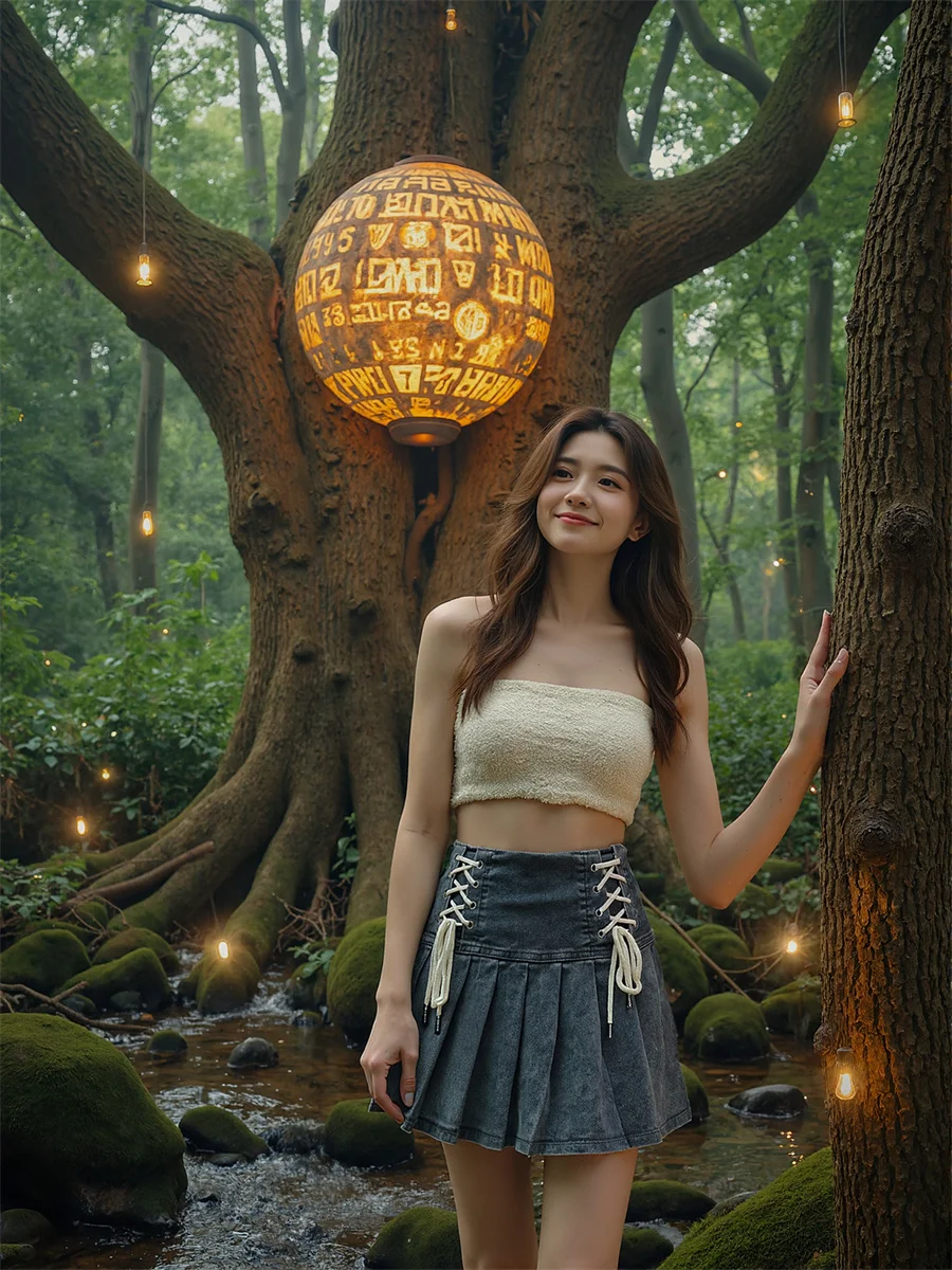 

Pleated Mini Skirts Womens Cotton Flowy Patchwork Elegant Chic Ruffled Casual Simple High Waist Comfortable Classic Appliques