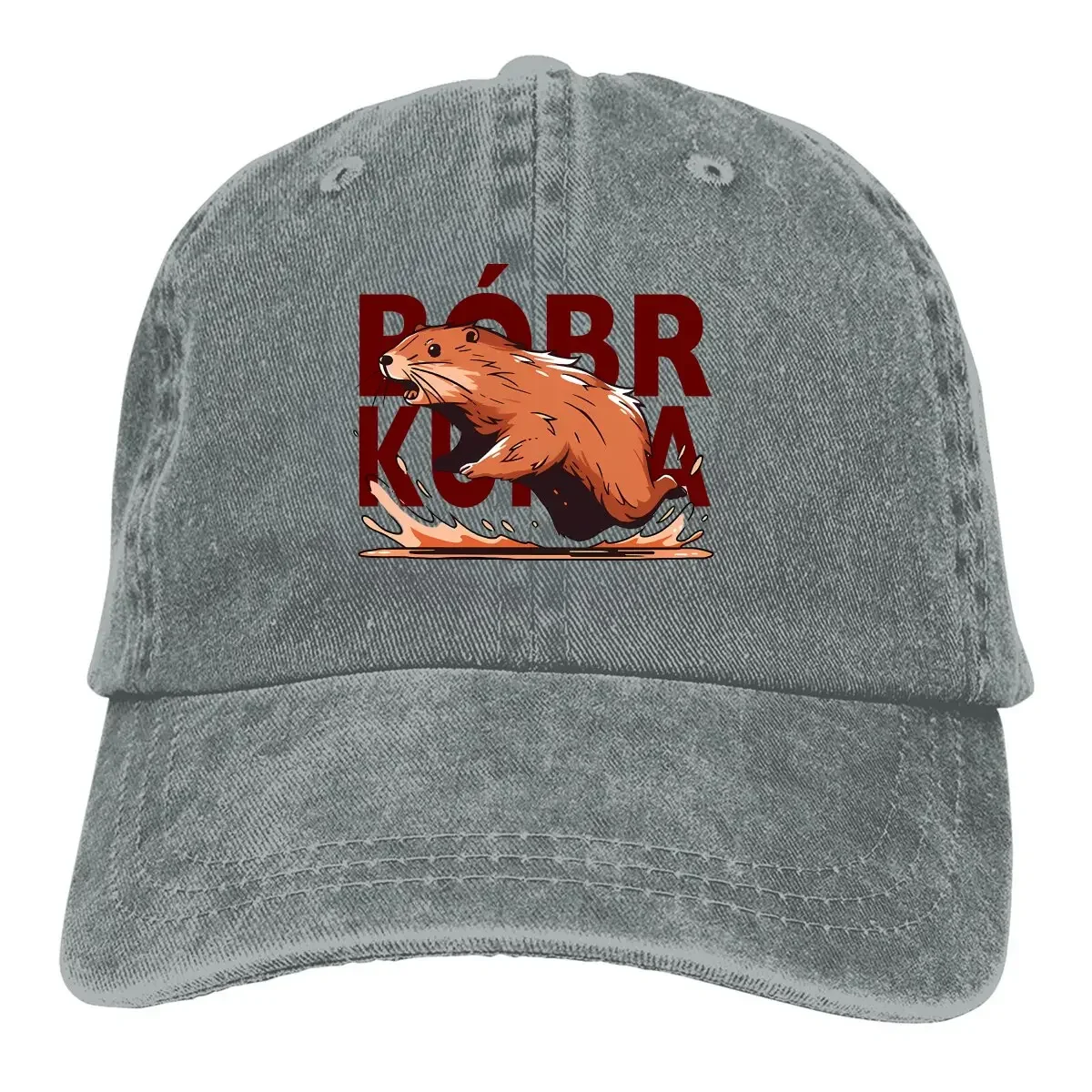 Summer Cap Sun Visor Funny Beaver Hip Hop Caps Kurwa Bobr Bober Cowboy Hat Peaked Hats