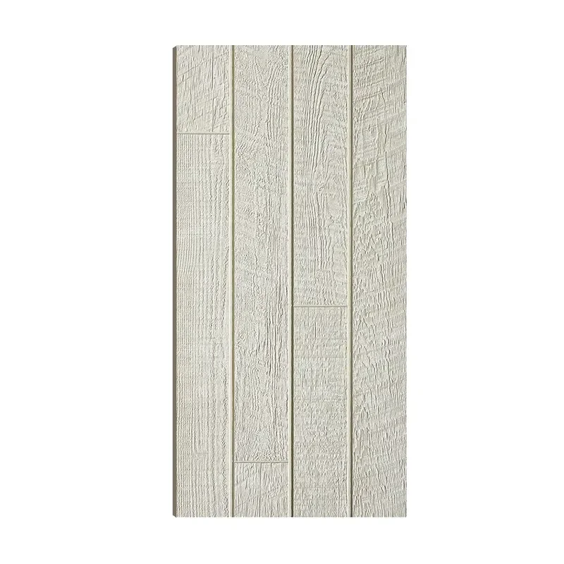 Self-Cleaning Wood Grain Cement Board Wall Cladding Panel Exterior Siding Panels for Hotel Villa Business Buildings