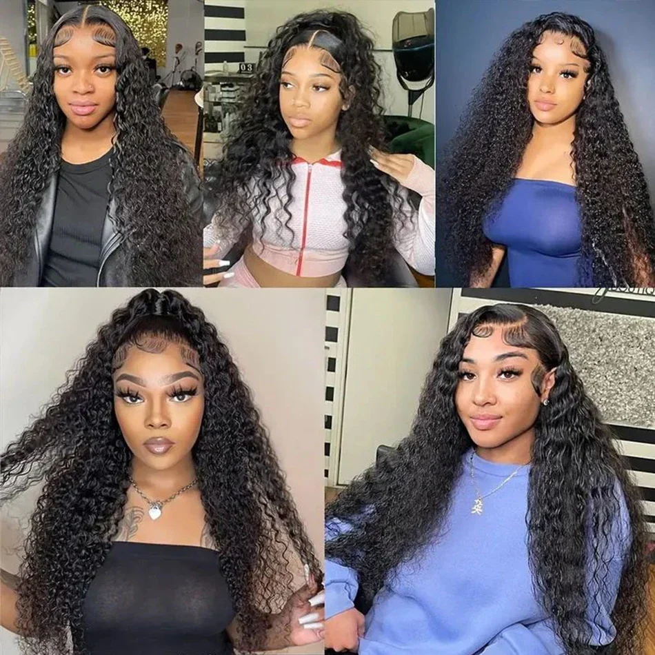 Curly Deep Wave Human Hair Bundles 30 Inch Bundles Raw Hair 100% human hair Brazilian Hair Bundle Weaving Extensions