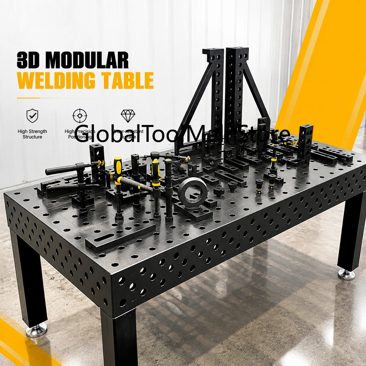 3D Welding Table Hot Sale 2400x 1200x 200mm mm Big Working Size Welding Table