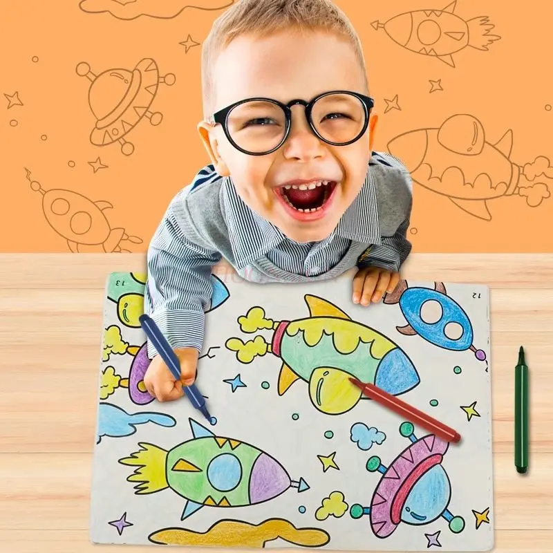 

1 книга, детская книжка для рисования, книжка-раскраска для детей от 3 до 5 лет, книжка-раскраска, книжка с картинками