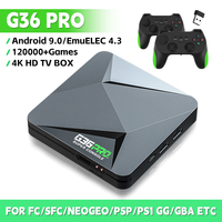 Super Console G36 Pro Retro Video Game Console with 120000 Video Games for PS1/GBA/MD/CPS with Gamepad Kid Gift Game Box