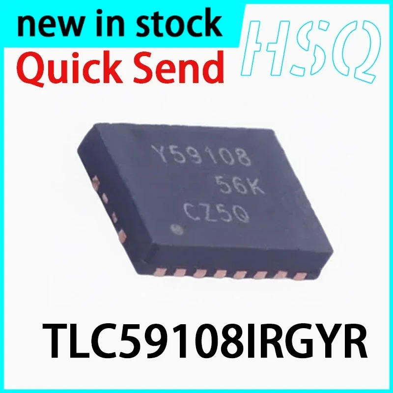 1PCS New TLC59108IRGYR Y59108 VQFN-20 8-bit Constant Current Sinking LED Driver