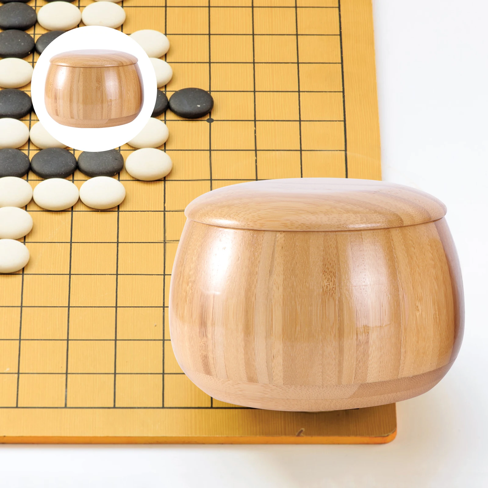 

Chess Pieces Container Wooden Container Go Chess Pieces Container Chess Pieces Storage Pot Storage Box