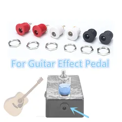 30PCS Barrel Jack 5.5x2.1mm Female DC Power Jack 2.1 X 5.5mm Connector 6V 9V 12V DC Jack Panel Mount for Guitar Effect Pedal