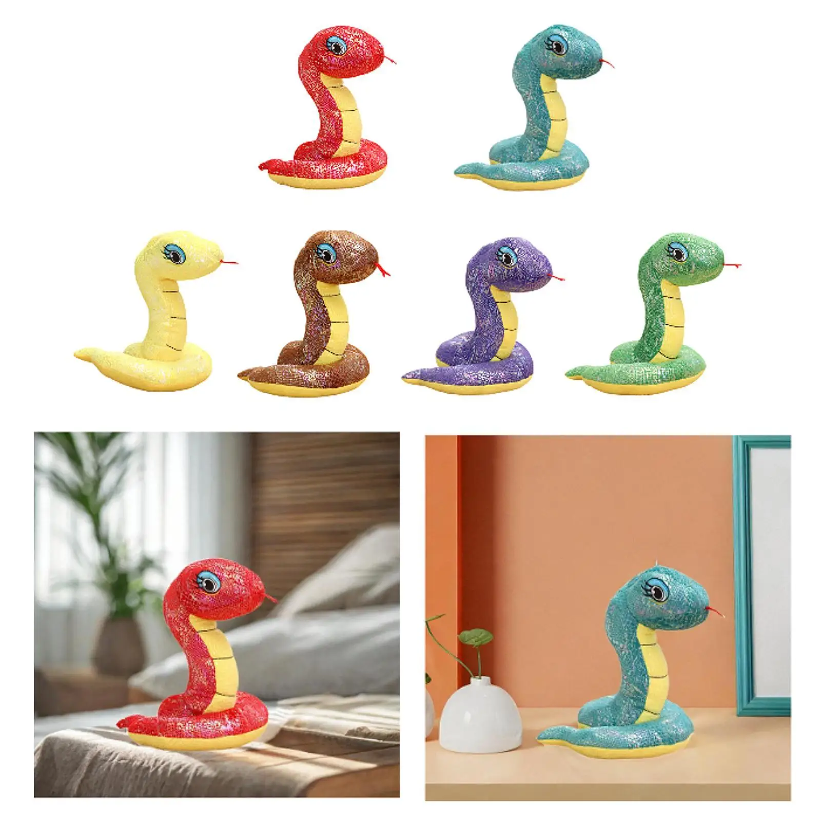 Slang knuffeldier speelgoed slang pop decoratieve huisdecoratie voor Halloween