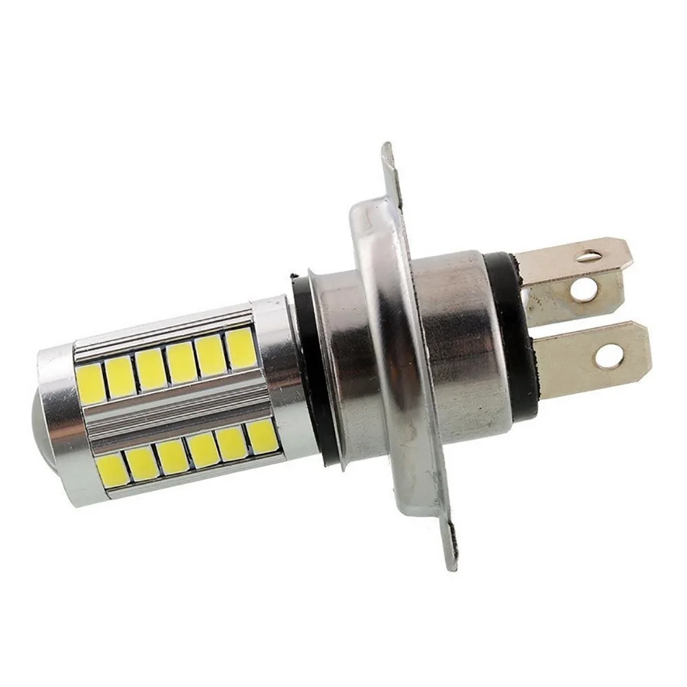 1Pcs H4 led car Lamp 5630 33SMD 12V h4 led White Led fog lights Super Bright Auto LED lamps for front lights High Power Driving