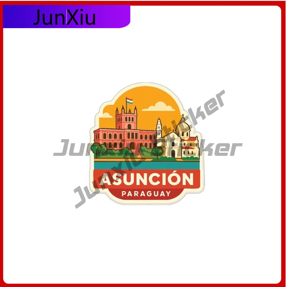 

Asuncion Paraguay Travel Sticker Decorative Vinyl Decal X 500 Motorcycle Bodywork Motocross Windshield Guitar Stickers Camping