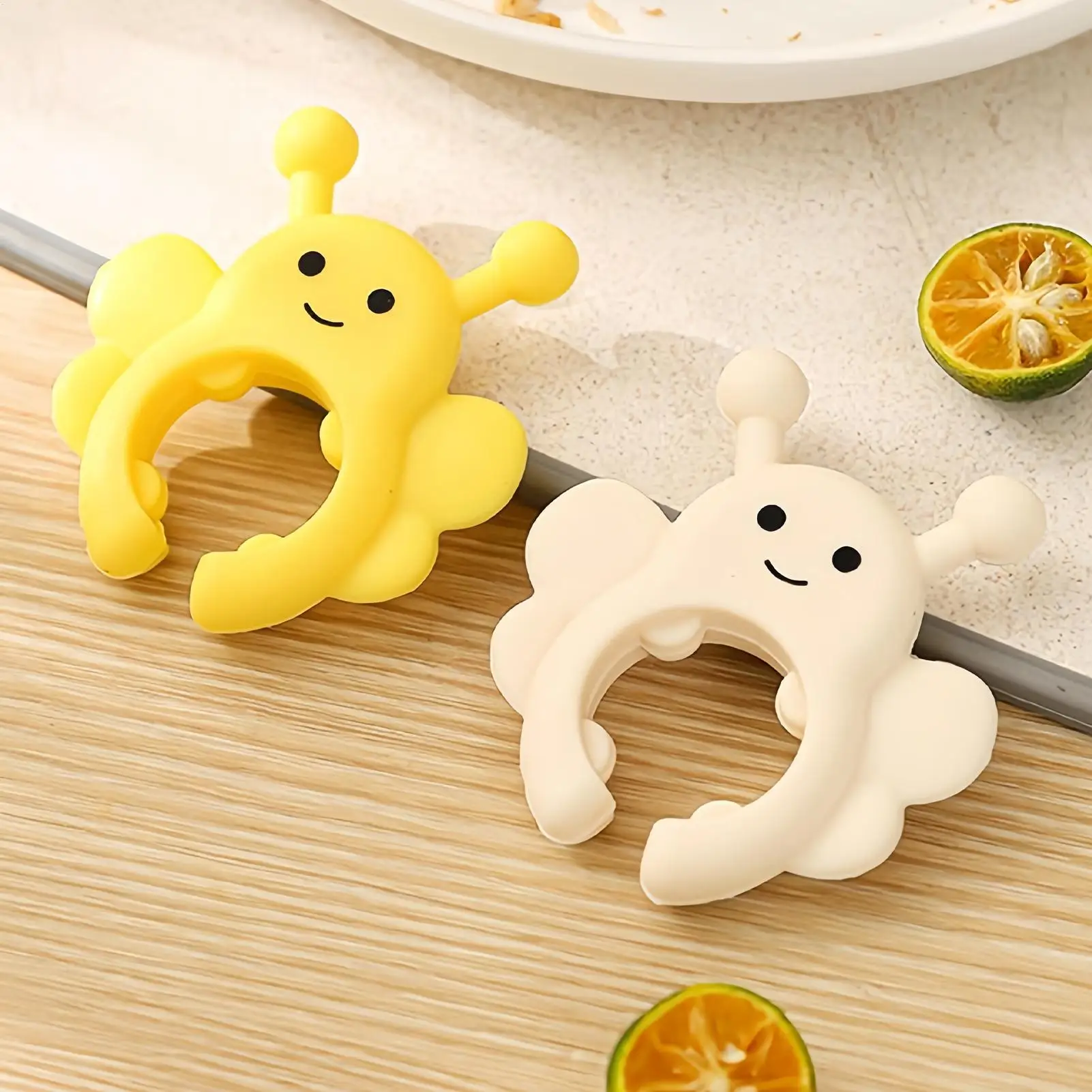 

Pot Clip Non-Slip Bee Design Kitchen Gadget Kitchen Organizer Spoon Holder For Home Dormitory Restaurant Apartment Counter Stove