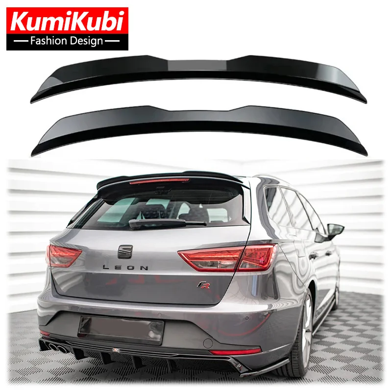 For Seat LEON FR SPORTSTOURER 5F MK3 2012-2021 Universal Rear Roof Lip Spoiler For ST Cupra TGI / FR Hatchback Universal Spoiler