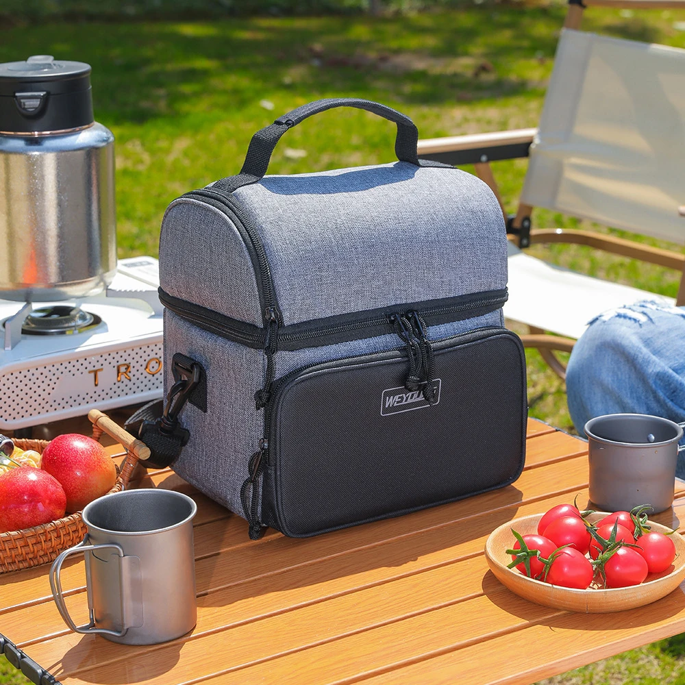 Large Capacity Oxford Thermal Insulation Bag Office Commute Fruits Storage Lunch Bag Waterproof Beer Beverage Thermal Cooler Bag