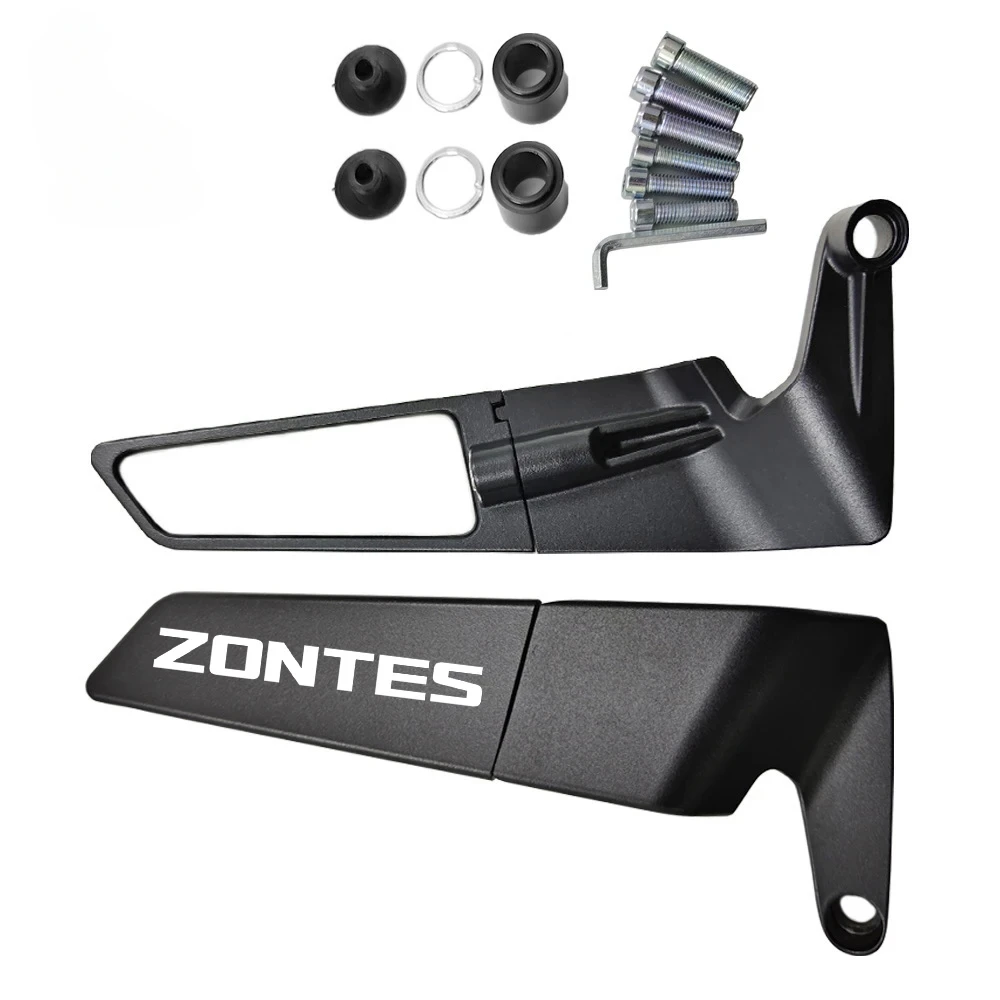 Per Zontes G1 125 ZT125 G1ZT125U ZT125 U ZT 310R 310X ZT310R 310M Moto CNC specchietto retrovisore ala fissa specchi ad ala stealth