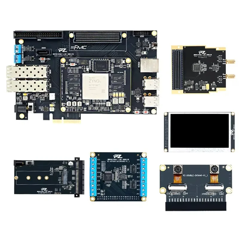 

Отладочная плата FPGA PCIe Puzhi PZ7100-FH, комплект для оценки платы DMA, SoC Xilinx Zynq-7000, отладочная плата FPGA XC7Z100