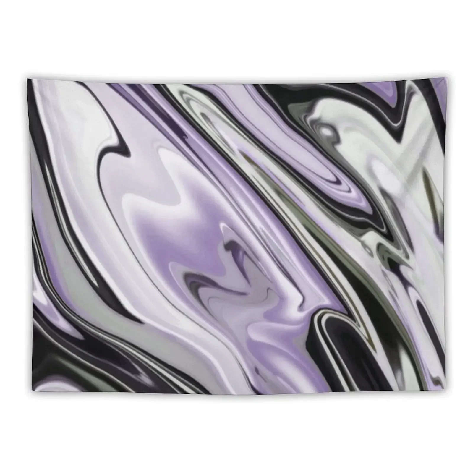 Ultra Violet Silver and Lilac Abstract Marble Vector Tapestry Room Decoration Accessories Luxury Living Room Decoration Tapestry