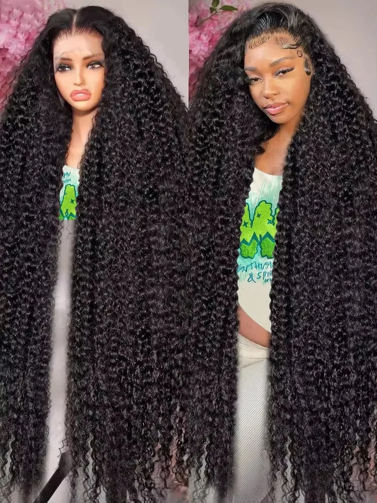 

38-дюймовый парик с HD-волной и кружевной передней частью 13x6, предварительно сформированный, без клея, плотность 200%, бразильские волосы, 13x4, с эффектом водной волны, из натуральных человеческих волос, для женщин